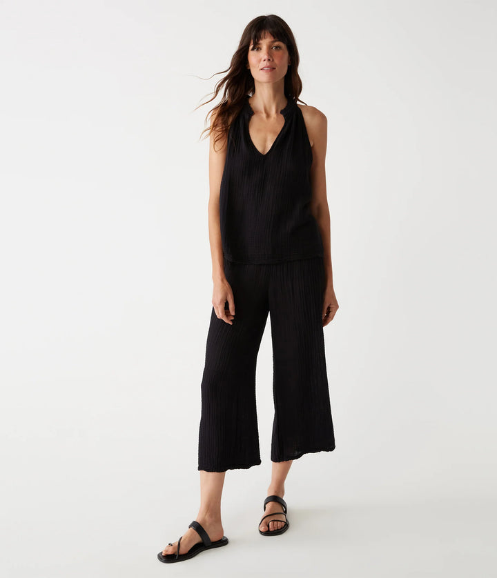 Medina Cropped Gauze Pant