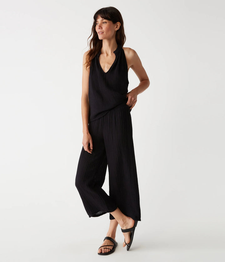 Medina Cropped Gauze Pant