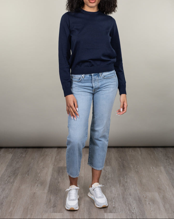 Crewneck Cotton Sweater