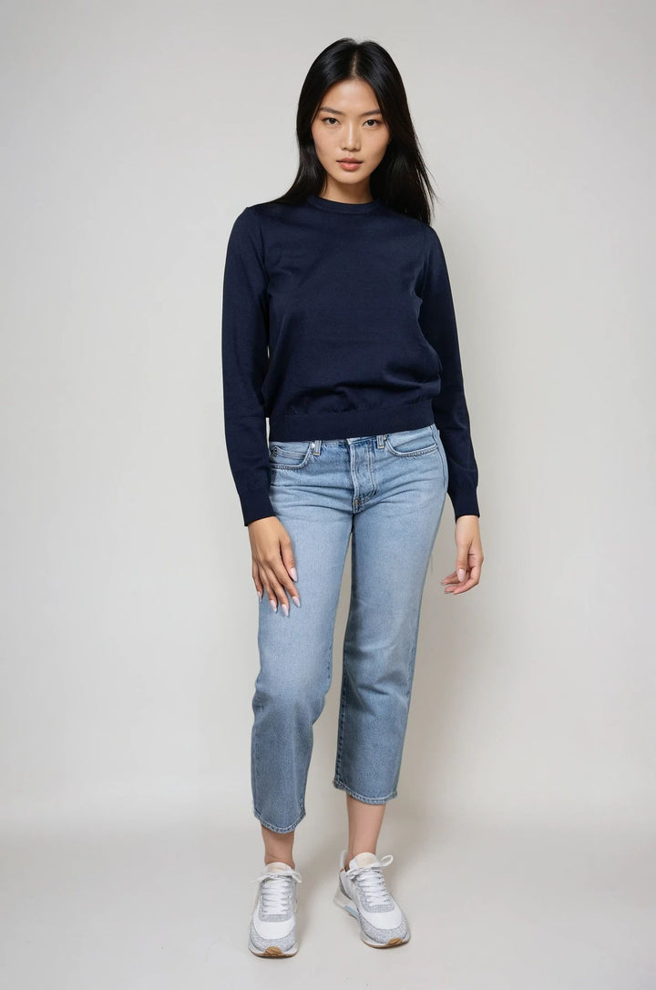 Crewneck Cotton Sweater