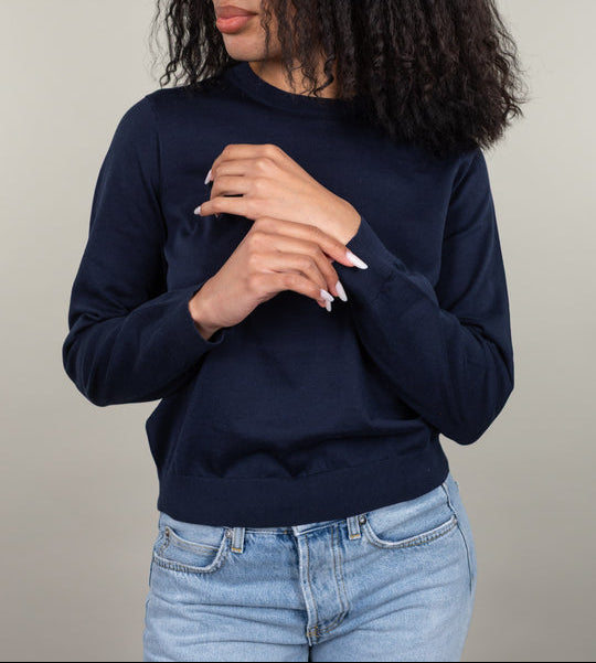 Crewneck Cotton Sweater