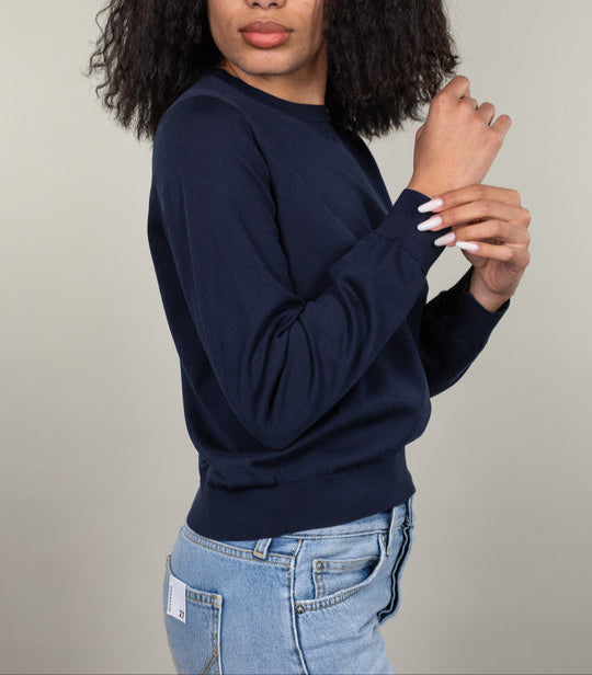 Crewneck Cotton Sweater