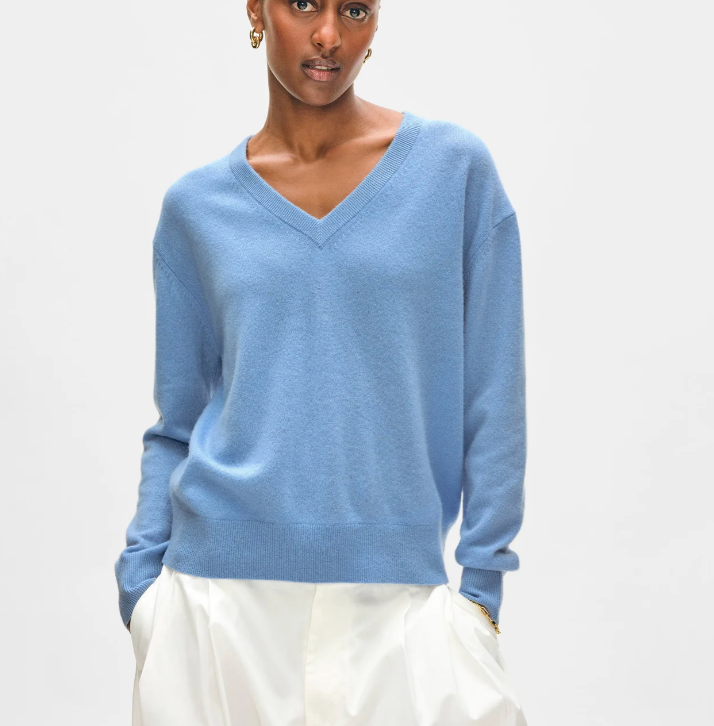 Cashmere V-neck Sweater