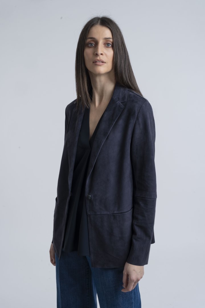 Suede Blazer