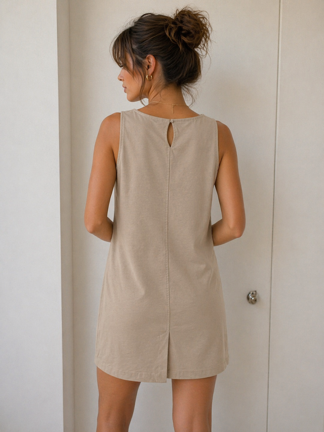 Sleeveless Shift Dress - Pluma