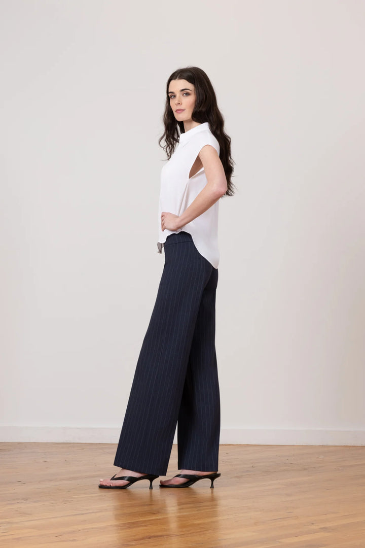 Stripe Pant - Navy