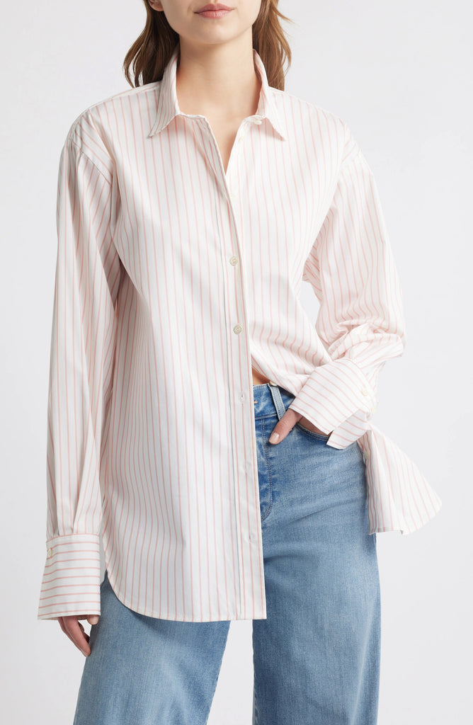 売れ筋商品|||ダナキャランニューヨーク カットソー トップス レディース Women's Oversized Cropped Shirt AZL - AZALEA 616XMvQxrjL._AC_SL1024_.jpg