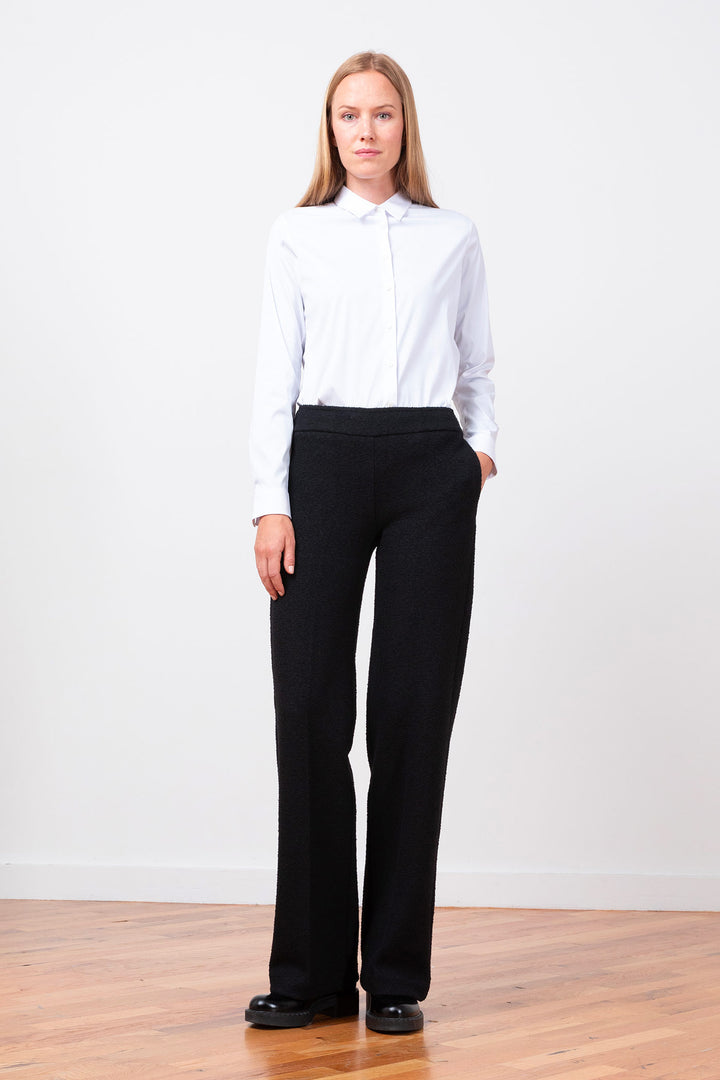 Georges Boucle Pant in Black