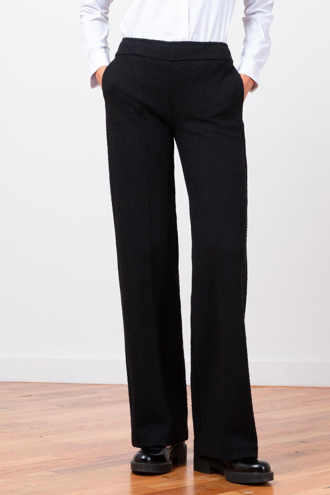 Georges Boucle Pant in Black