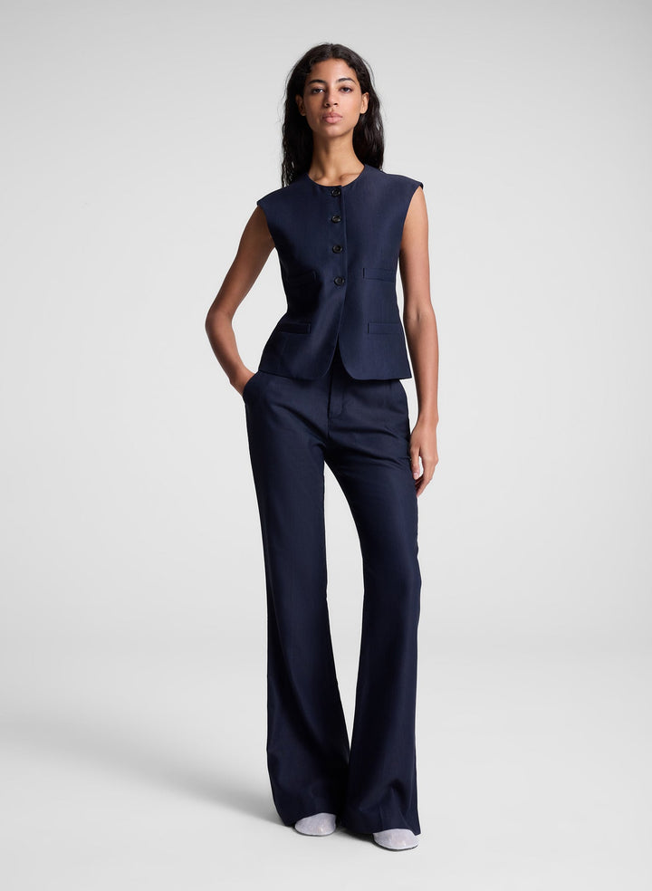 Sophie II Soft Suiting Pant - Evening Blue