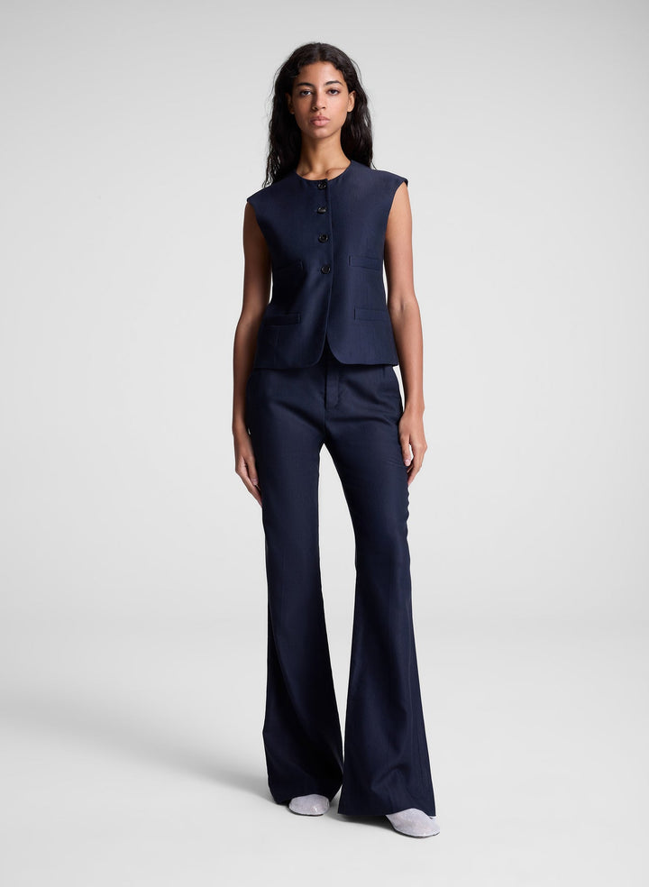 Sophie II Soft Suiting Pant - Evening Blue