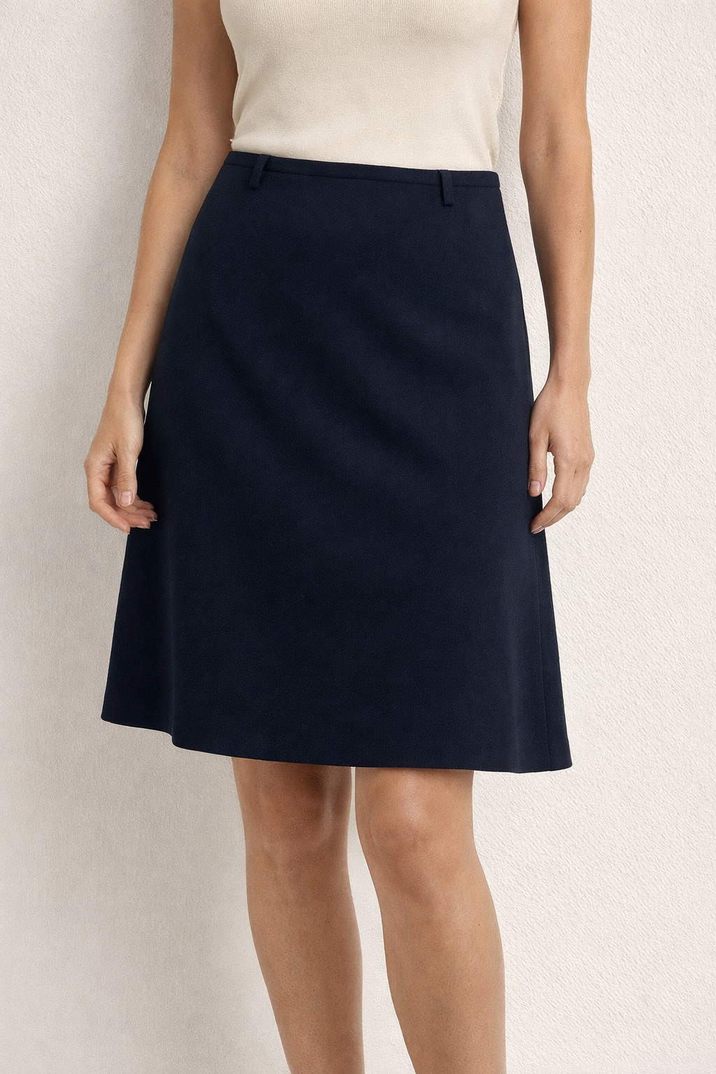 A Line Skirt - Blue