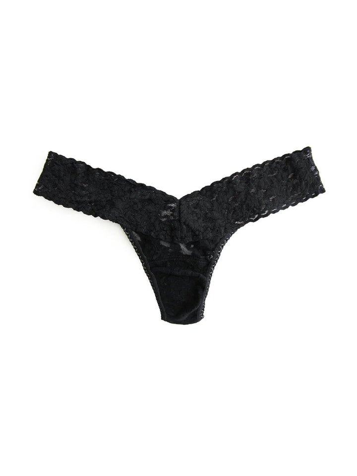 Signature Lace Low Rise Thong