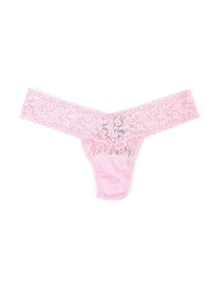 Signature Lace Low Rise Thong