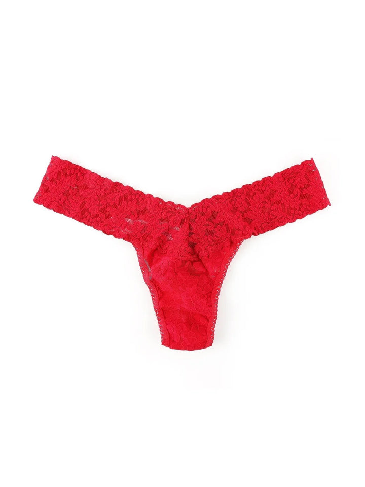 Signature Lace Low Rise Thong