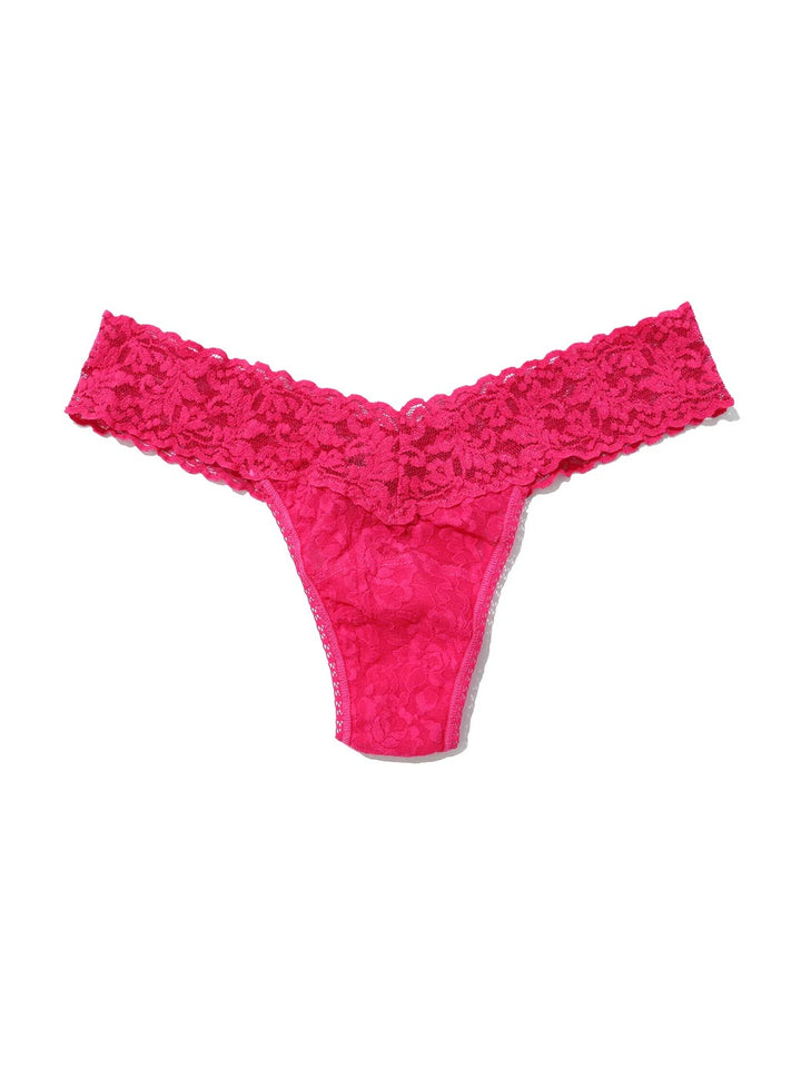 Signature Lace Low Rise Thong