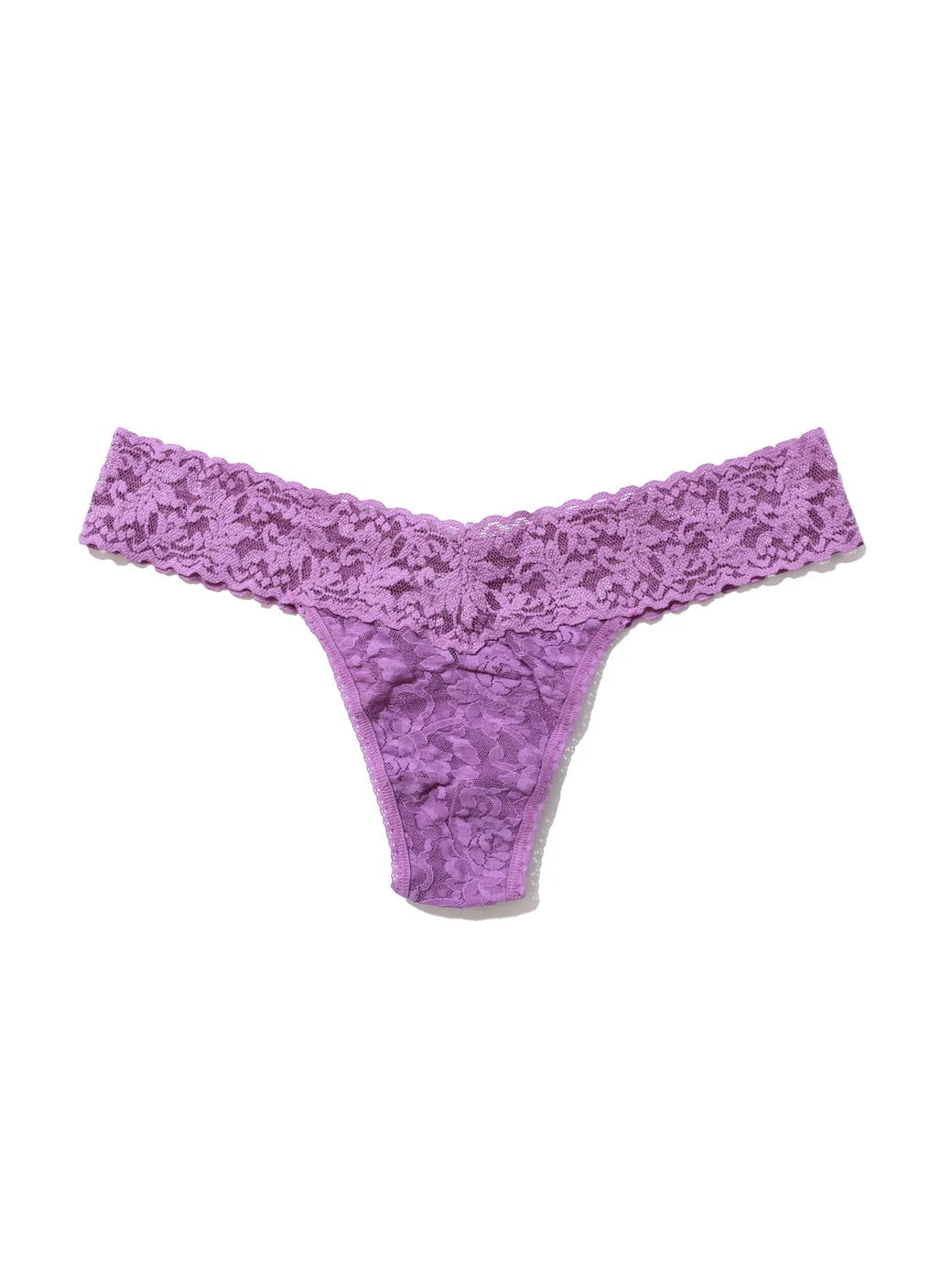 Signature Lace Low Rise Thong