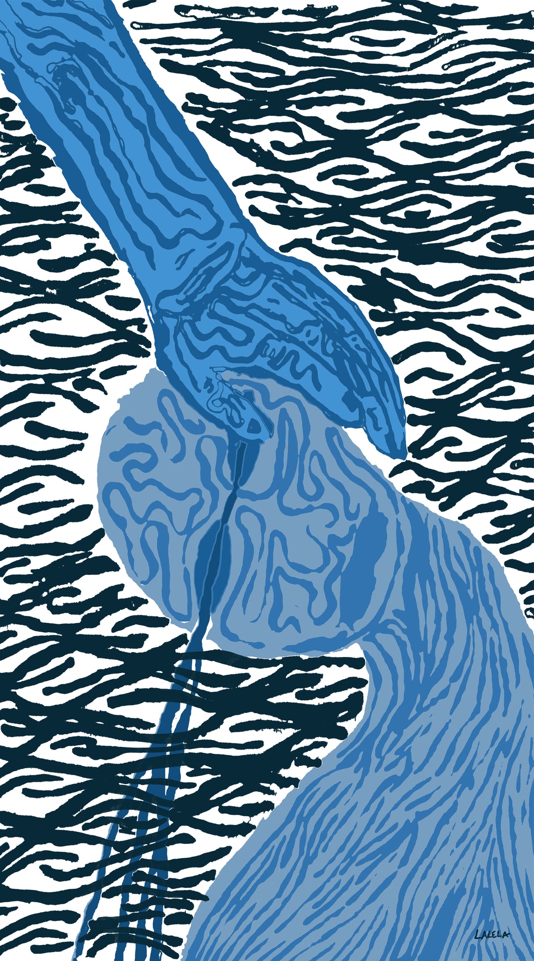 Helping Hand - Blue