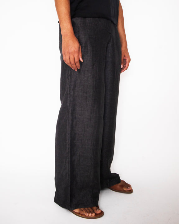 Coated Linen Pant