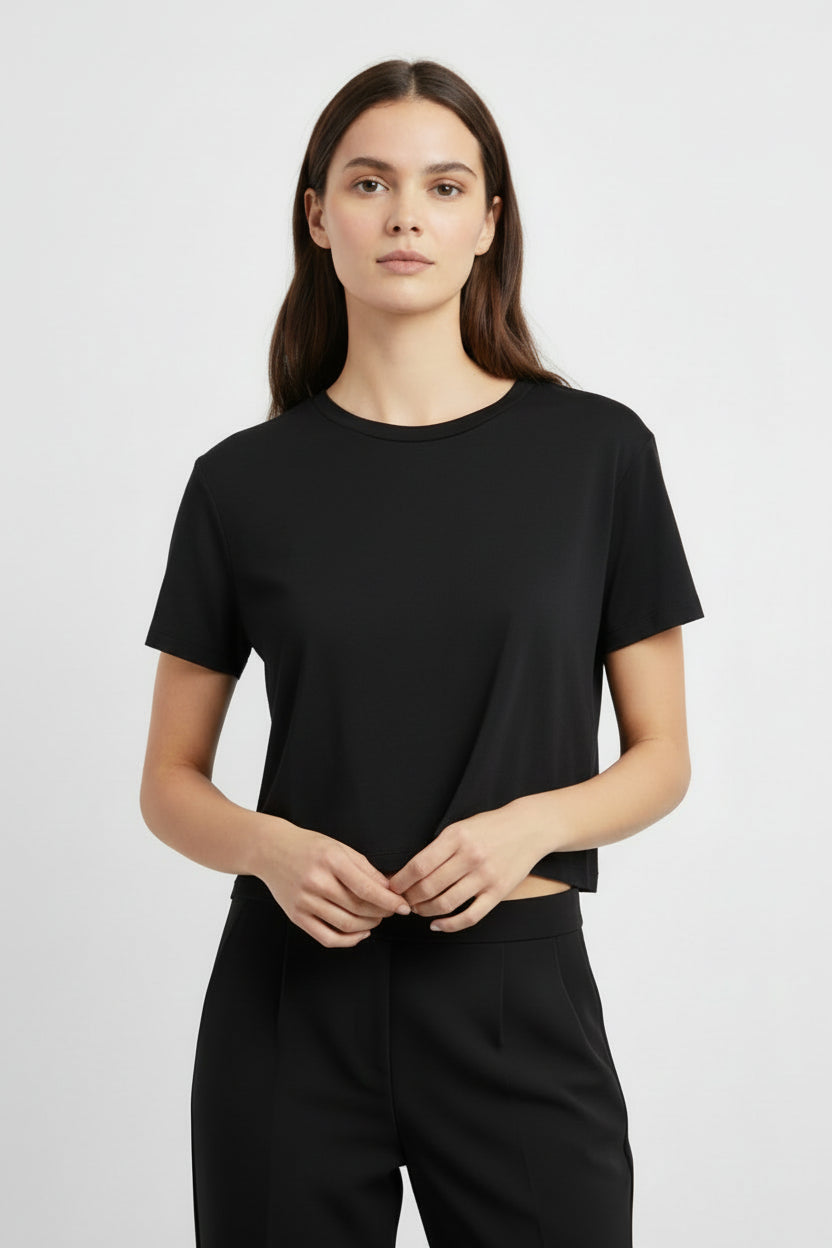 Silk Top - Black