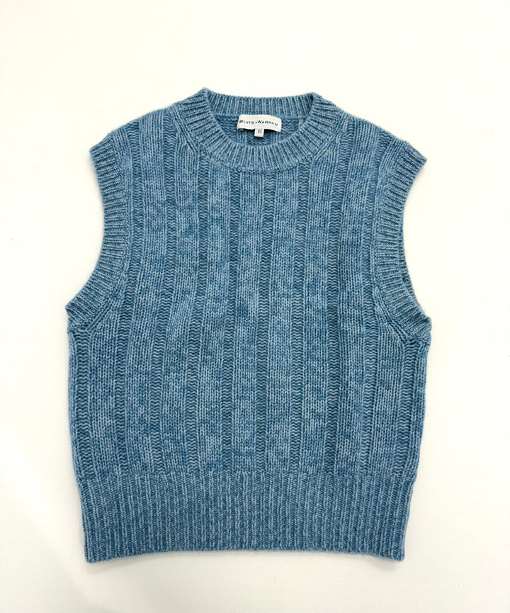 Cashmere Marled Wide Ribbed Shell