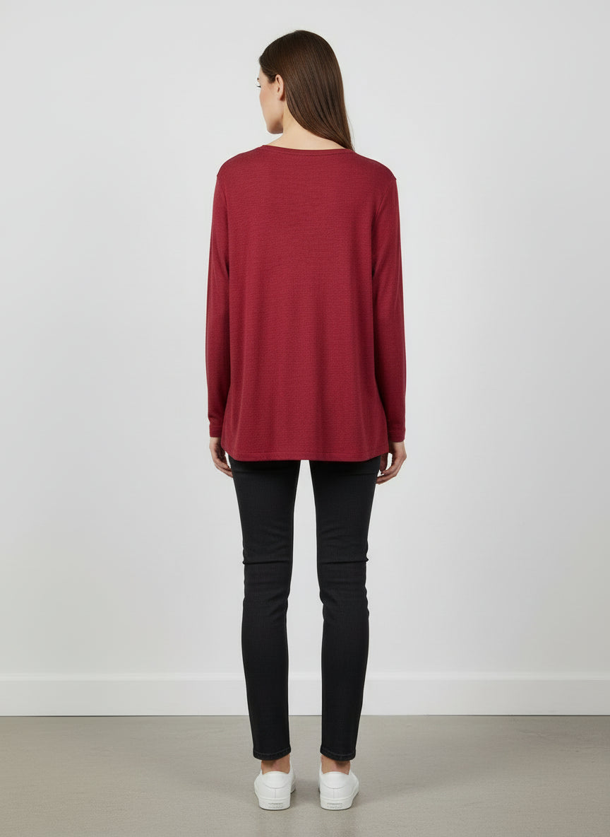 Velvet Front Top