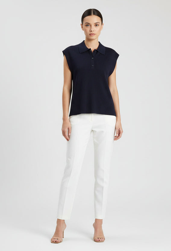 Cap Sleeve Knit - Blue