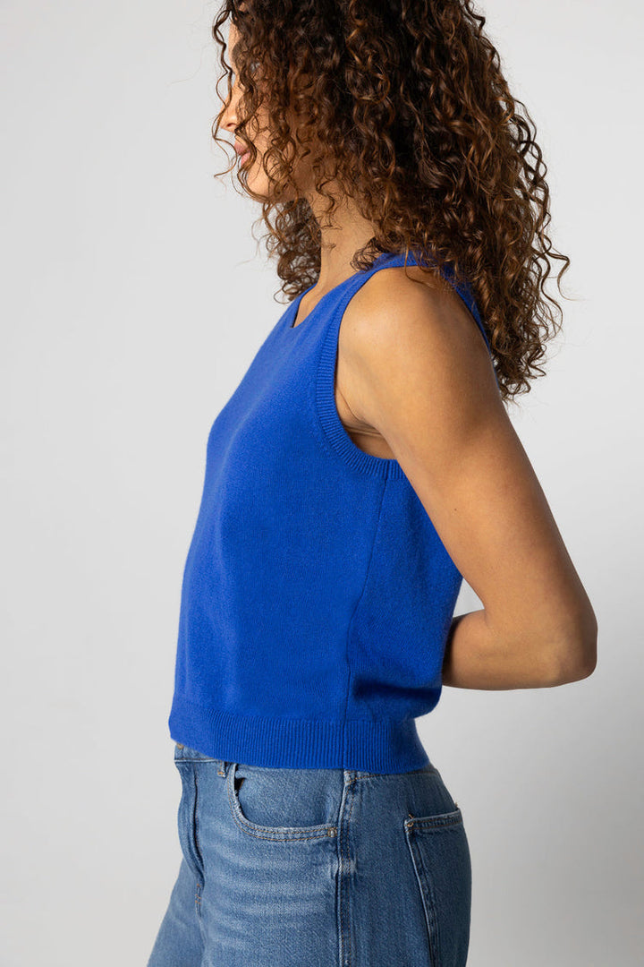 Cashmere Sleeveless Crewneck