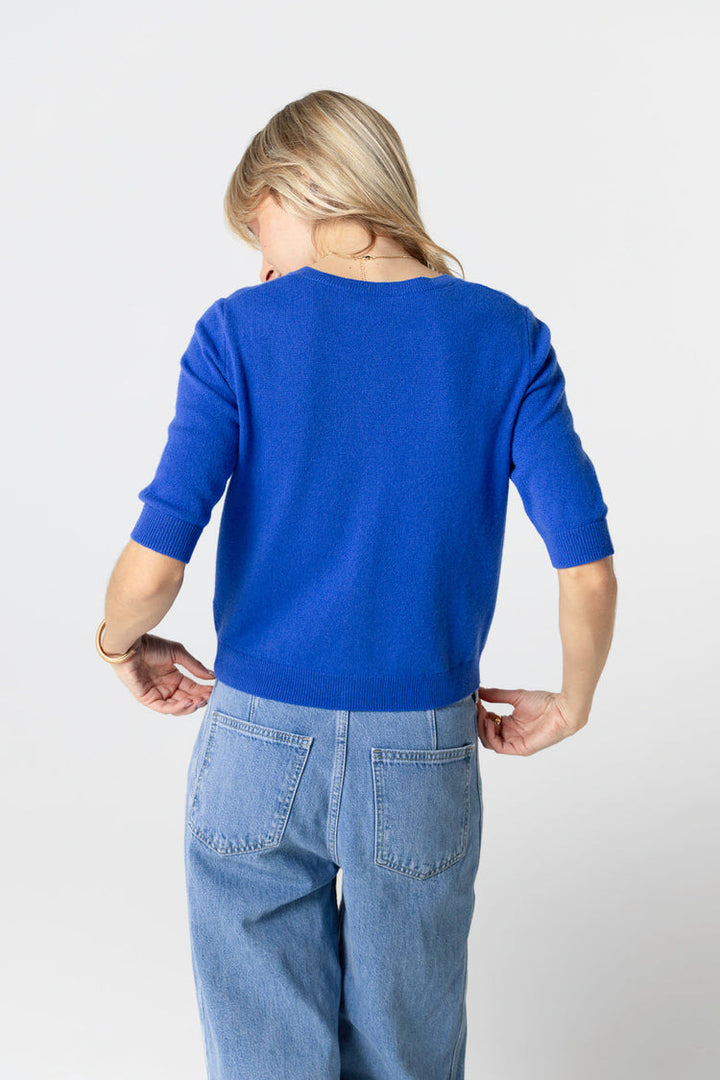 Cashmere Elbow Sleeve Cardigan