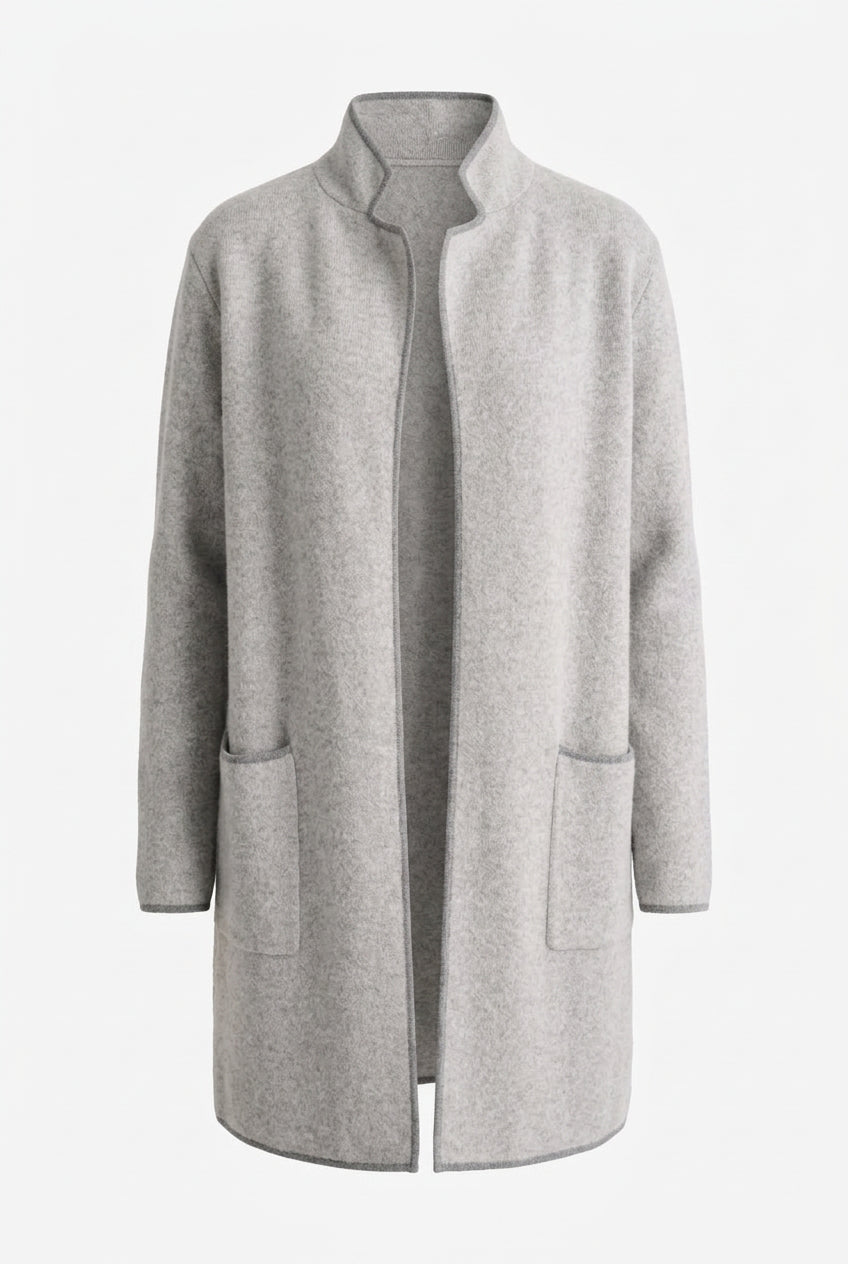 Doubleknit Tweed Easy Cardigan