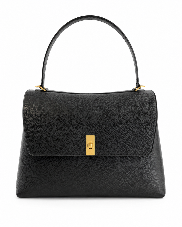 Linda Big Top Handle Bag - Black