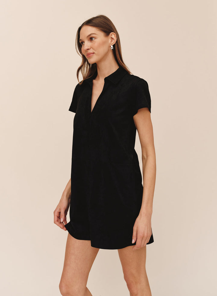 Short Sleeve Pullover A-Line Dress