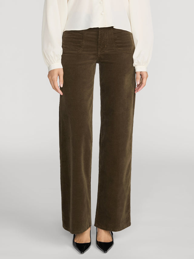 Le Slim Palazzo Modernist Pocket Corduroy