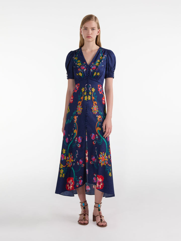Lea Long Dress - Corsage Bloom