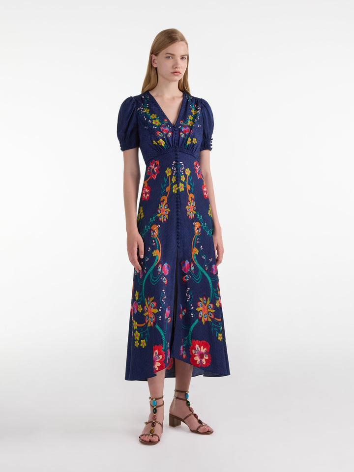 Lea Long Dress - Corsage Bloom