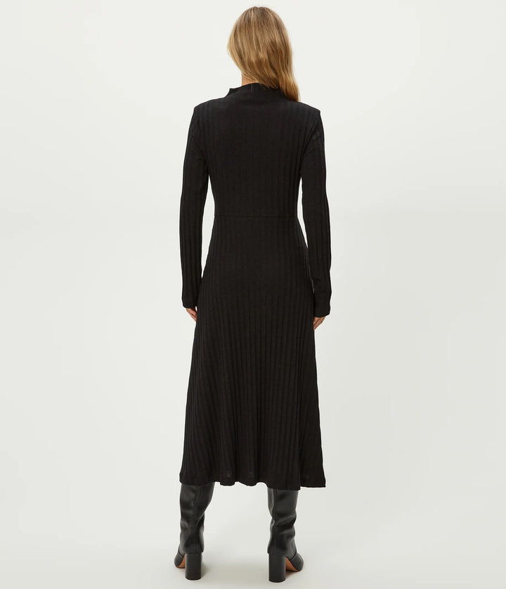 Lenox Mock Neck Midi Dress