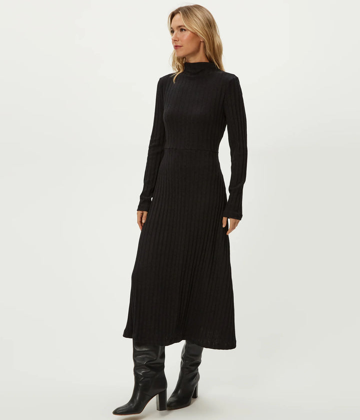 Lenox Mock Neck Midi Dress