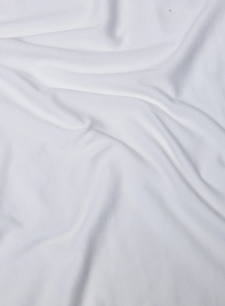 Soft Touch 3/4 Sleeve Pleat Back Crewneck