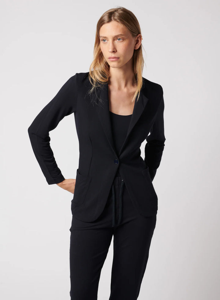 Linen One Button Blazer