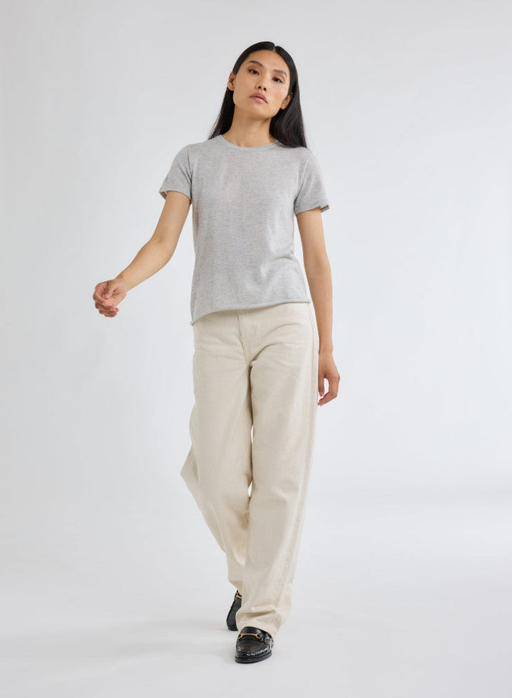 Cashmere S/s Crewneck