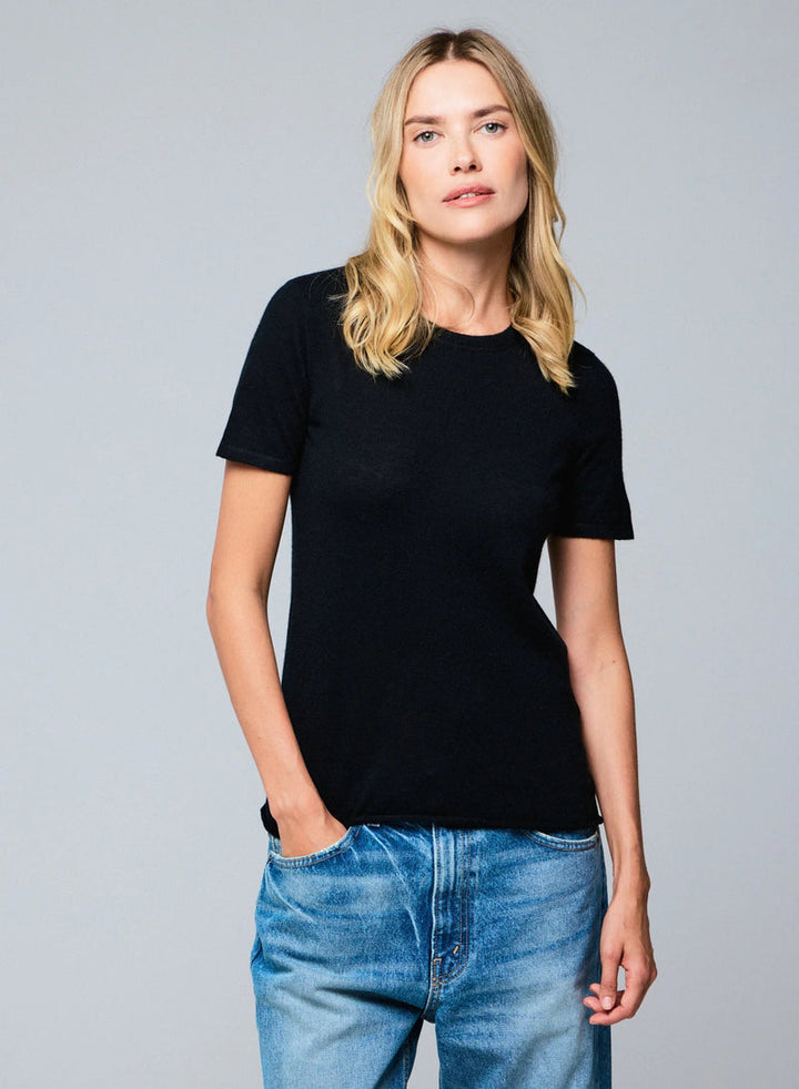 Essentials Cashmere Short Sleeve Crew Neck Tee