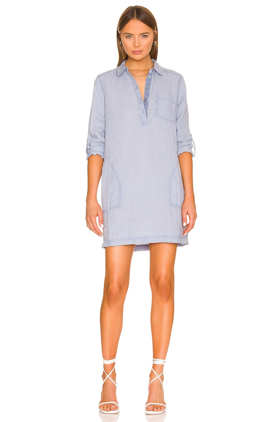 Eleanor Linen Collar Dress