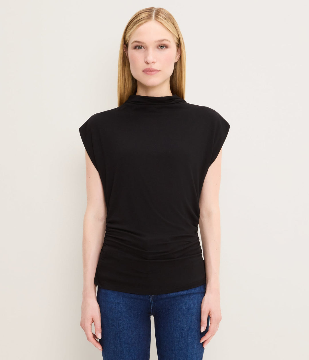 Mina Power Shoulder Top