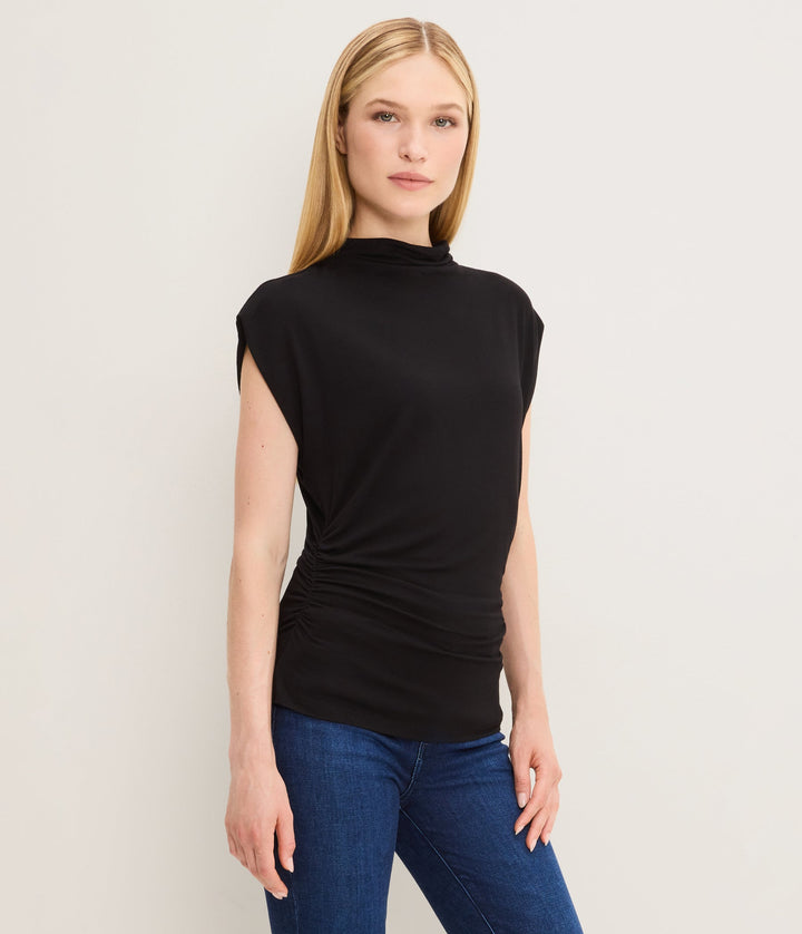 Mina Power Shoulder Top