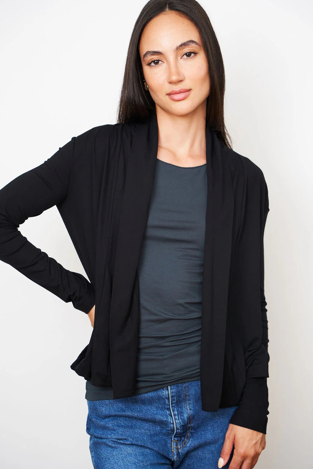 Soft Touch Open Cardigan
