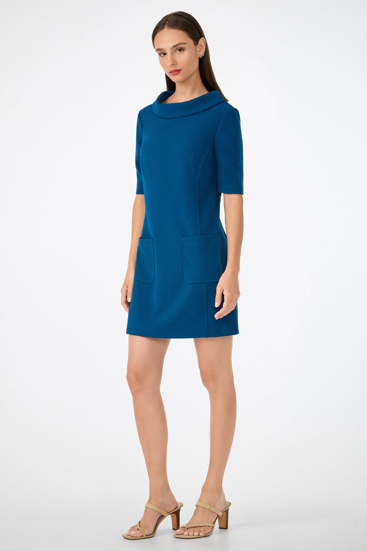 Maleko Dress - Burle Blue