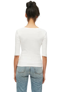 Dot 3/4 Sleeve Tee