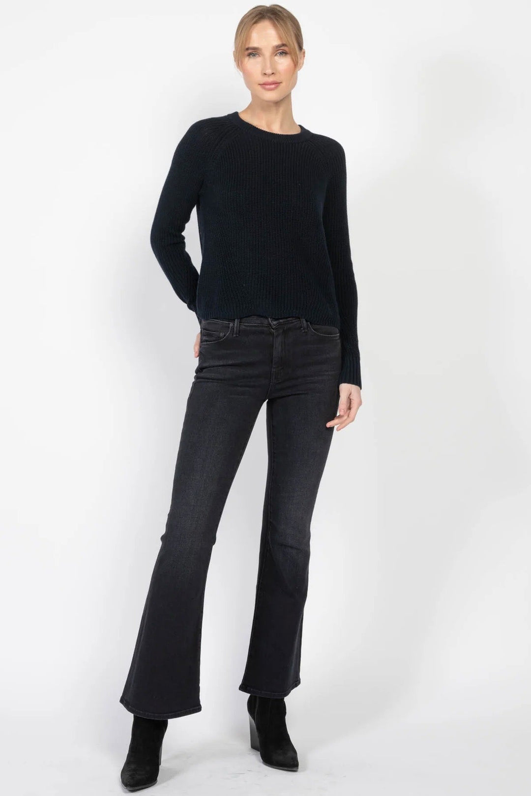 Scallop Shaker Sweater