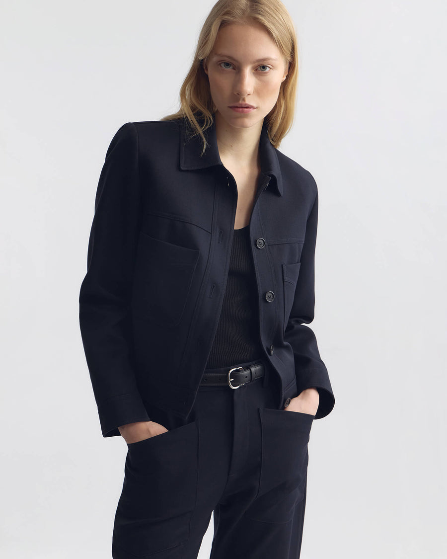 Susannah Wool Jacket - Midnight
