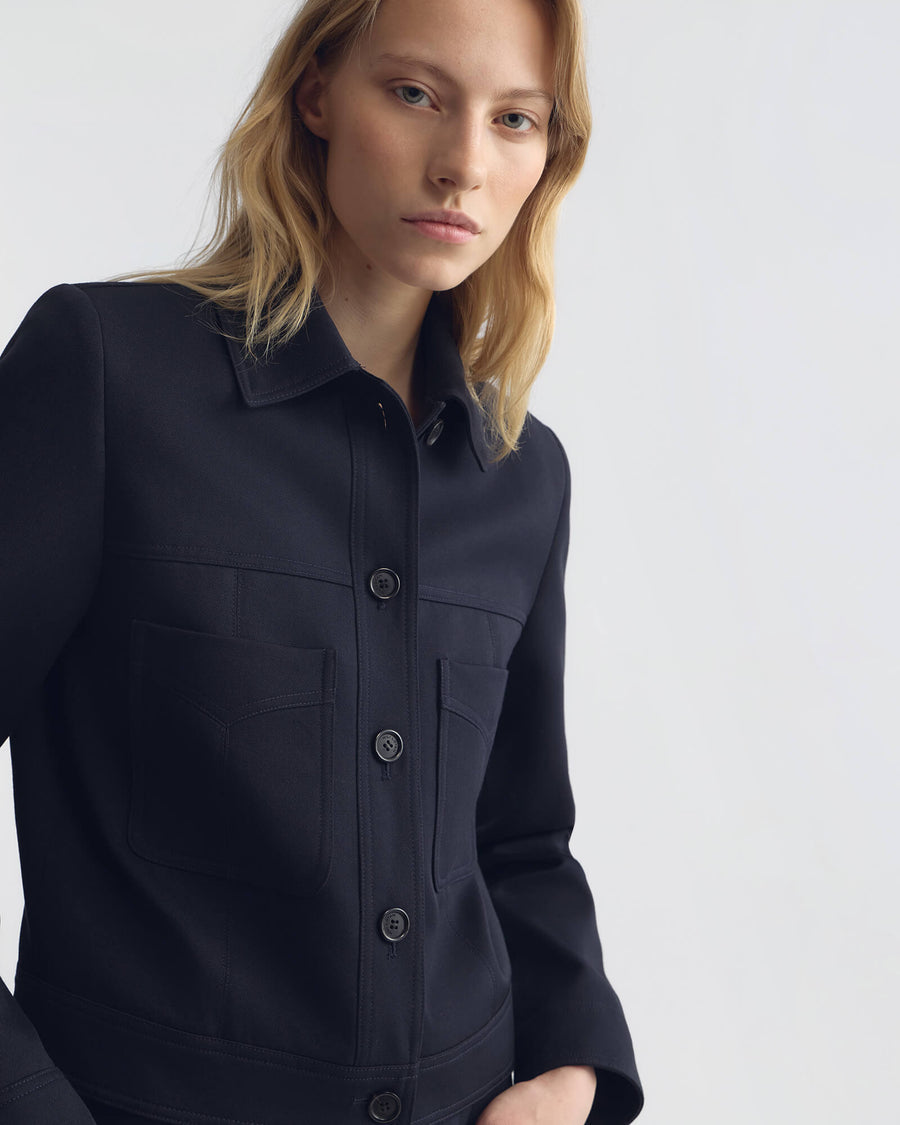 Susannah Wool Jacket - Midnight